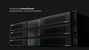 Dante対応DSP内蔵の4chアンプ「PowerShareX」が新登場。Bose Proの既存スピーカーに最適化したEQプリセットを備え、ControlSpace Designerソフトに対応。実績あるPowerSoft社との共同開発で、堅牢さと優れた操作性を実現。ブリッジ不要でLo/Hiインピーダンスに対応。国内は８月下旬発売予定です！ | Bose Professional