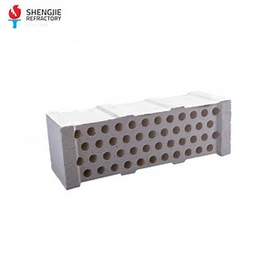 [Hot Item] Manufacture Refractory Heat Resistant Honeycomb Brick Ceramic Baffle Brick