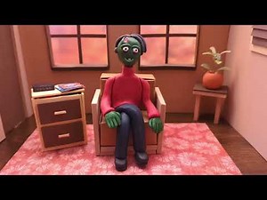 ZOMBIES being interviewed - Claymation