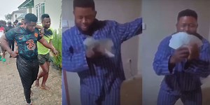 Video of arrested kidnap kingpin John Ewa flaunting wads of cash surfaces (Watch) - YabaLeftOnline