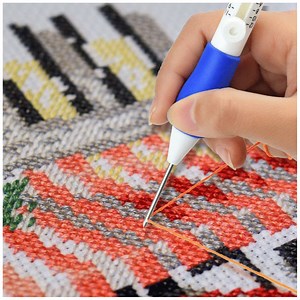Limited offer! This awesome Magic Embroidery Punch Needles Pen Set (3D Embroidery/Cross Stitch) for PKR1800.00.. https://alsaeedwoolhouse.com/products/magic-embroidery-punch-needles-pen-set-3d-embroidery-cross-stitch | Al Saeed Wool House