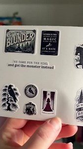 One Dark Window Sticker Sheet, Gothic Fantasy Romance Decals for Kindle or Laptop, Fan Art Gift for Shepard King Duology Book Lovers - Etsy