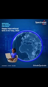 Behind every confident girl is someone who believed in her potential and gave her the tools to thrive. We're proud to be part of her journey with every connection we provide. Happy International Girls in ICT Day! #Spectranet #GirlsInICTday #Bridgealldevice #BYD | Spectranet Limited