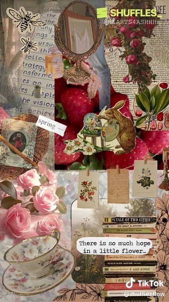 Spring Aesthetic Collage Wallpapers for Nature Lovers