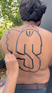 Creative Back Drawing Challenge | Sister Vs Brother Challenge | AP Drawing