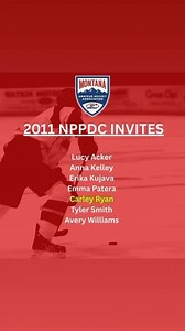 A big shout out to Kylie Jaksha, Bryden Wagner, Carley Ryan, and Ryan Ferriter for getting selected to attend the Northern Plains Player Development Camp in Grandforks, ND. Super proud of every one of you! Keep up the hard work and have fun! | Butte Amateur Hockey Association