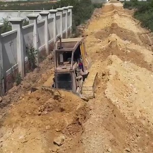 Bulldozer Ploughing Soils Komatsu D58E Road Making Process Part 4 | Alat Berat Mania