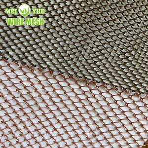 [Hot Item] High Quality Copper Wire 1.2mm Chainmail Metal Ring Mesh for Space Divider