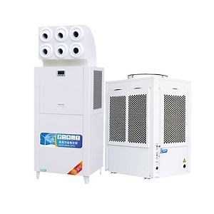 [Hot Item] Floor Standing Vertical Duct Connect Industrial Cooler Evaporative Energy Saving Air Conditioner for Warehouse Workshop
