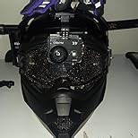 1Storm Adult Motocross Helmet BMX MX ATV Dirt Bike Helmet Racing Style HF801 + Motorcycle Bluetooth Headset: Sonic Green