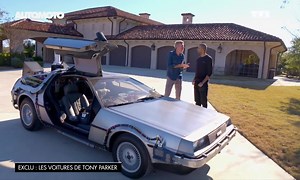 Tony Parker et son insolite DeLorean "Retour Vers Le Futur" - Automoto | TF1+ Belgique 🇧🇪