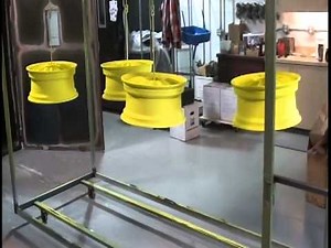 Top Dog Powder Coating 18" rims Neon Yellow
