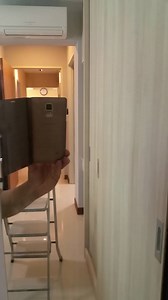 Testing of a pull out mirror on a sliding door wardrobe! | OK Carpentry