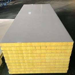 [Hot Item] Rock Wool Sandwich Panel/ Glass Wool Sandwich Panel Building Mateial Fireproof