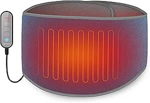 Comfier Heating Pad for Back Pain Relief, Heating Pads for Period Cramps,Fast Heating, 6 Levels & 10 Timers Auto Shut-Off,Waist Heated Wrap Belt for Period Cramps,Back,Gifts for Women,Men