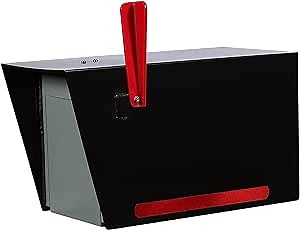 Amazon.com: Mailbox Extra Large Mailbox - Extra Large Mailboxes for Outside with Stainless Steel Hinges - Mailbox Extra Large Capacity, Ultra-Durable Mailbox, Vandalproof Thick Puck Board Plastic (Black Modern) : Tools & Home Improvement