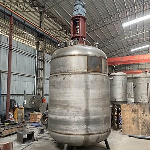 [Hot Item] Stainless Steel Vacuum Jacketed Outer Half Tubular Reactor Acrylic Emulsion Making Machine 50L-30000L