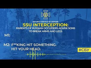 Parents of russian occupiers advise sons to break arms and legs