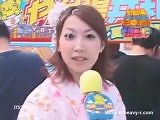 Live Bukkake For TV Presenter