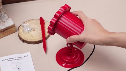 Treela Red Laser LED Light Projector Outdoor Star Projection LED Projector with Remote Waterproof Decorative Light for Garden Yard Party(Red Green Color,Meteor Shower)