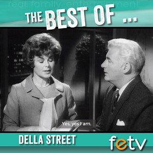 Paul: "Della, you're a genius." Della: "Yes, yes I am." Watch some of Della Street's best moments on #PerryMason. | FETV
