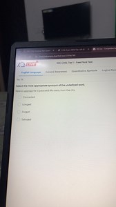 Select the most appropriate synonym of the underlined word.Re... | Filo