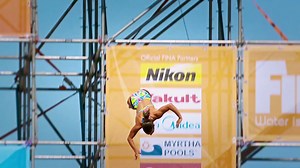 9.8K views · 305 reactions | Would you dare? ;) In high diving, men jump from a height of 27m (89ft) and women from 20m (65ft) and they can reach a speed of about 90km/h (56mph) when hitting the water surface. Most of the athletes are not able to practice in an authentic environment until the days leading up to a competition. FULL VIDEO: https://goo.gl/nxzhMN #courageousathletes #FINA #highdiving #FINAhighdiving | World Aquatics | Facebook
