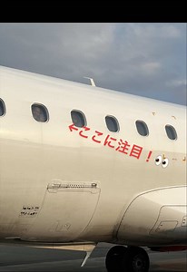 客室乗務員が手を振ってくれた瞬間｜FDAフジドリームエアラインズ