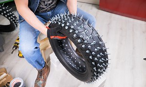 Motorcycle tire spike experiment! | 5-Minute Crafts Teens