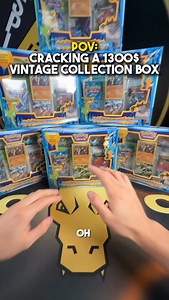 POV: Cracking a 1300$ vintage collection box 💙 #pov #pokemon #zardocards #cracking | Zardo_Cards