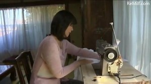 Asian Japanese mom's masturbation was discovered by her boy