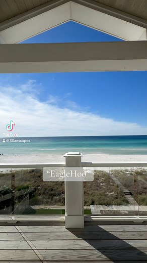 30A Escapes presents... “EagleHoo” - Gulf Front Home Featuring a Private Pool, Hot Tub, and Beach Access - Spacious Pool Deck Furnished with Ample Lounging and Seating - Daily Beach Service with Eight Chairs & Four Umbrellas Included #30a #beach #vacation #luxuryrentals #southwalton #luxury #travel #30A #florida | 30A Escapes