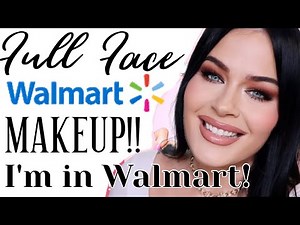 Full Face Using Walmart Makeup !! Fresh & Easy Walmart Makeup Look #makeup