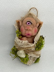 Polymer Clay Baby Cyclops - Etsy