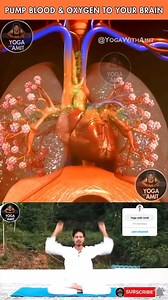 Pump Blood🩸and Oxygen to your Brain 🧠 #pump #blood #oxygen #brain #increasebloodflow #increaseoxygen #fit #inspiration | Yoga Amit