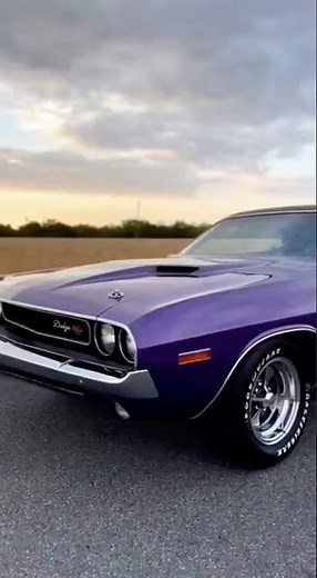 Why the 1971 Challenger Still Looks Dangerous 😈 #musclecar #automobile