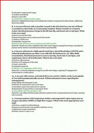 Advanced Trauma Life Support Atls Posttest 10Th Edition 160update video