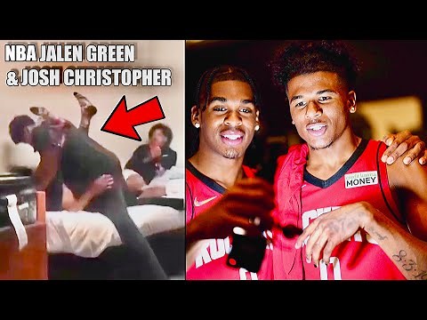 Jalen Green Goes Viral After Wild Videos Of Him Smashing Josh Christopher | MUST WATCH