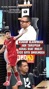 KLARIFIKASI ASNAWI SKAK MAT ARYA SINULINGGA 🔥🔥#timnasindonesia