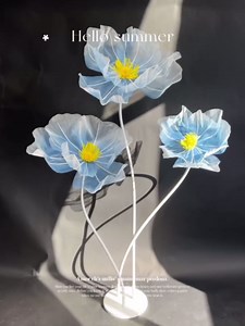 Giant Flowers for Decoration - 5.58 Ft Adjustable Waterproof 3D Silk Faux Large Flowers Decor for Birthday Party Garden Office Home Wedding Hotel Shop Window Display (White-A)