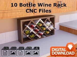 Wine Rack CNC Files, Wine Display CNC Files, CNC Wine Rack, Cnc Files, Cnc Woodworking - Etsy