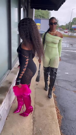 Young and Turnt Up 🖤🩷 Poster Girl Romper x Power Boots. Bag the looks where it’s hottest at 🛍️www.headoverheels-ga.com | Head Over Heels: All In One Boutique