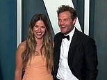 Jamie Dornan and wife Amelia Warner in good spirits at Vanity Fair