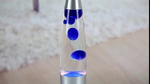 Creative Volcano Lava Lamp Bedside Night Light Lamp Aluminium Alloy Jellyfish Decorative Lamps with Based, Gold Glitter Liquid Flowing, Liquid Wax Lamp for Adults Kids Gifts