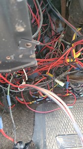 1.8K views · 328 reactions | Lost in the wiring jungle. The last owner of this 1982 Chevy Crew Cab kept adding wiring until there was just about no more room for any more wiring and switches. I've put off ripping it all out for years, but it's now time to clean it up by taking it all out. If I go missing, look for me somewhere in this truck! | Big Trucks Low Bucks | Facebook