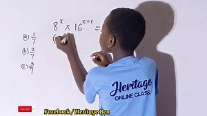 Heritage Ben @followers #maths #indicialequations #exponentialequation #viralvideo #facebookvideo | Heritage Ben