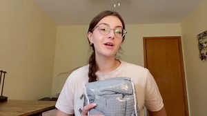 Waffle Weave Shower Curtain - Navy Blue Cotton Fabric Texture Heavyweight Shower Curtains for Bathroom,Washable,72Wx75L