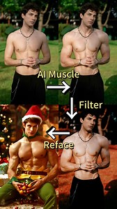 Wish you a happy holiday🎄#manlyapp #manlyman #aimuscle #refaceappchallenge #christmasselfie #santababy | Manly - Photo Editor for Men