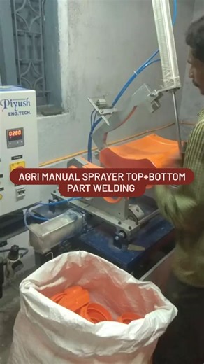 Agriculture Manual Sprayer Body top and bottom parts ultrasonic welding. #agriculturesprayer #manualsprayer | HassanPlas