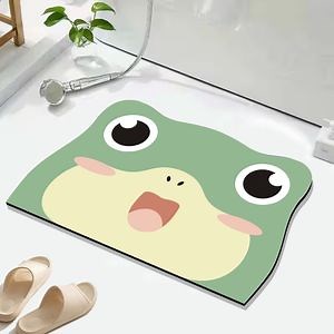 [Hot Item] Cartoon Cute Animal Water-Absorbent Mat Diatomite Toilet Floor Bath-Mat